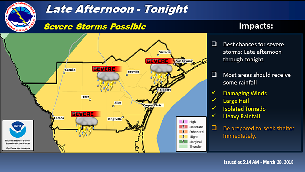 Severe Weather Possible Tonight